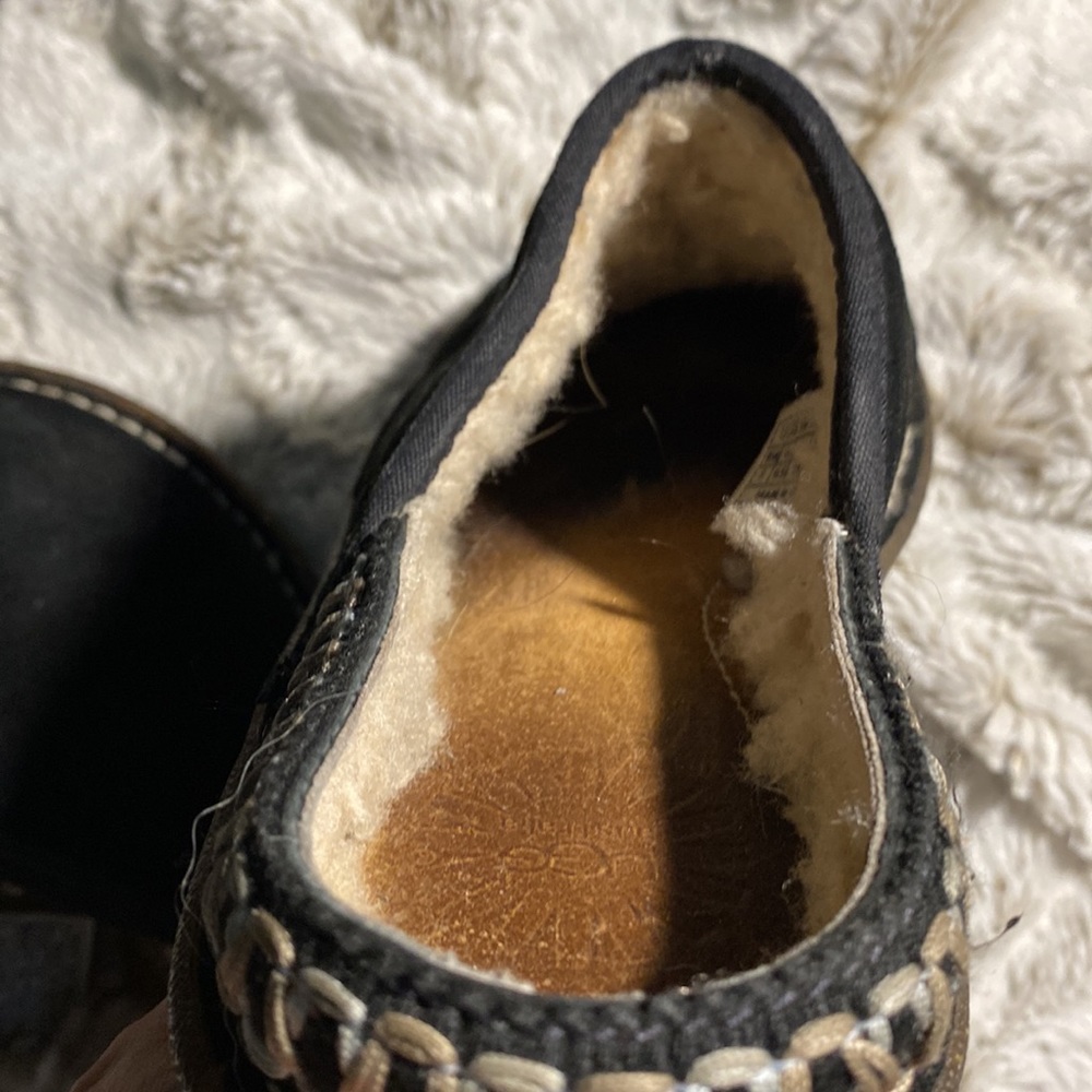 Ugg Black Shearling Lined Mules - image 4